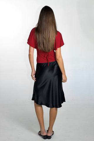 Camille Ruffle Tie-Back Top