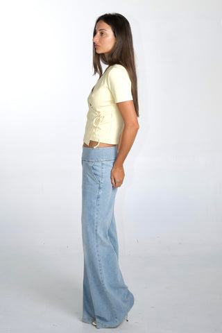 Noémie Short Sleeve Wrap Top