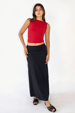 Rene Butter-smooth Boatneck Tank