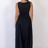 SCG MADE |Rene Boatneck Cupro-blended Maxi Dress