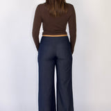 SCG MADE | Evelyn Low-rise Tencel Jeans in Dark Blue (Tall)