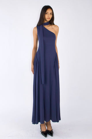 Leia Cupro-blended Maxi Dress