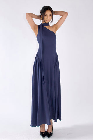 Leia Cupro-blended Maxi Dress