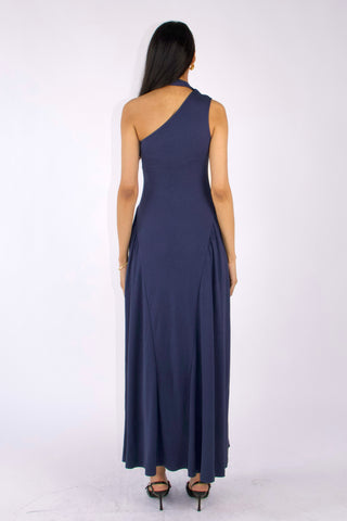 Leia Cupro-blended Maxi Dress