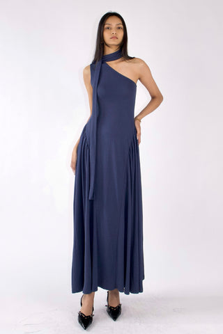 Leia Cupro-blended Maxi Dress