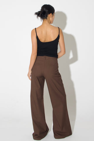 Irene Mid-rise Wide Leg Trousers