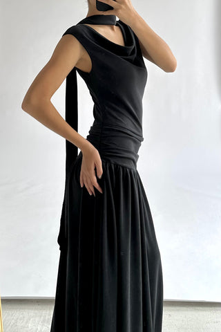 Isla Cupro-blended Maxi Dress