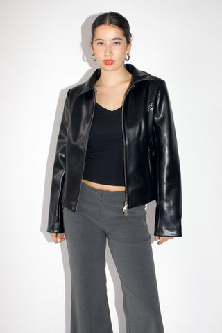 Dylan Faux Leather Jacket