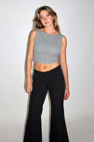 Rene backless boatneck tank