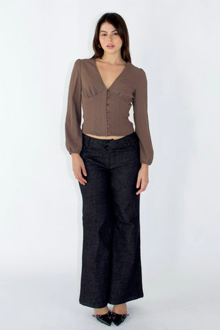 Vivien Button Front Blouse