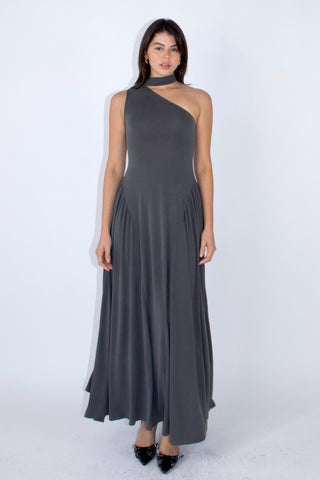 Leia Cupro-blended Maxi Dress