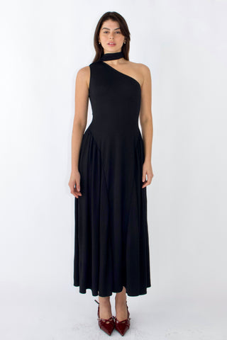 Leia Cupro-blended Maxi Dress