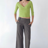 SCG MADE | Evelyn 低腰条纹长裤