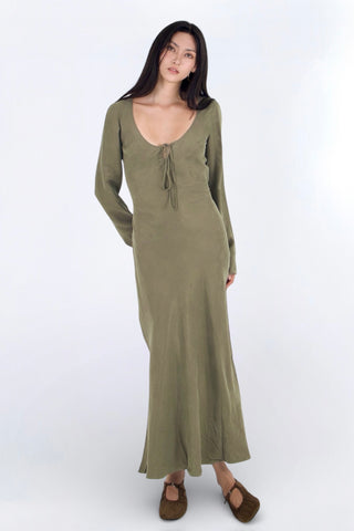 Solène Cupro-blended Maxi Dress