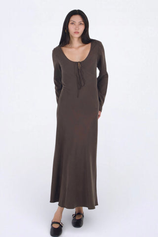 Solène Cupro-blended Maxi Dress