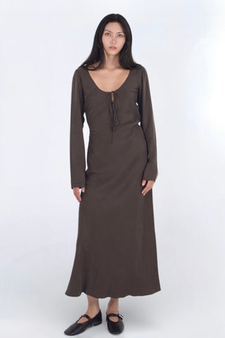 Solène Cupro-blended Maxi Dress