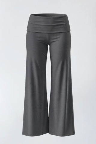 Studio Low-Rise Fold-Over Ankle Pants