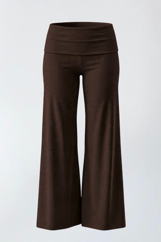Studio Low-Rise Fold-Over Ankle Pants