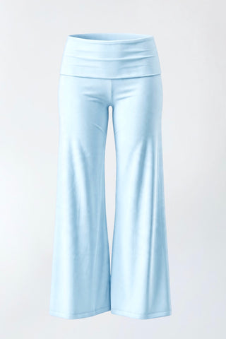Studio Low-Rise Fold-Over Ankle Pants