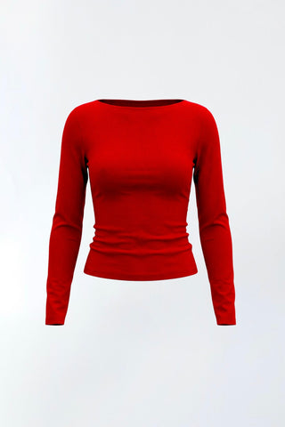 Carolyn Bamboo Boatneck Top