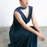 SCG MADE |Isla Cupro-blended Maxi Dress