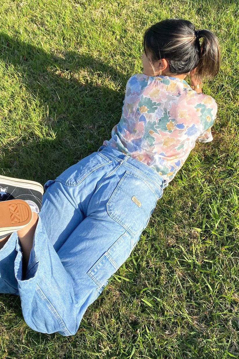 Summer floral  button up shirt - simplecoolgirl
