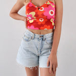 70s floral halter neck top - SCG_COLLECTIONS