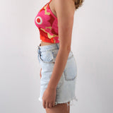 70s floral halter neck top - SCG_COLLECTIONS