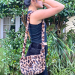 Cheetah print fluffy bag - simplecoolgirl