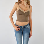 90s baby brown cami - SCG_COLLECTIONSTop