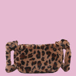 Cheetah print fluffy bag - simplecoolgirl