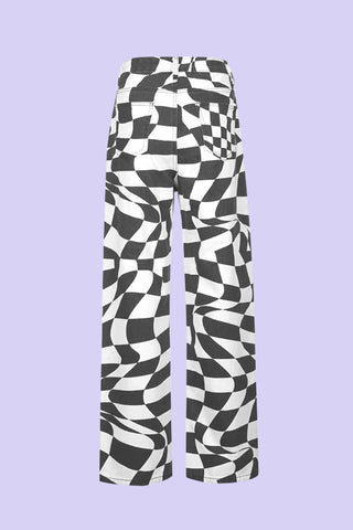 Y2K check pants - simplecoolgirl