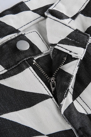 Y2K check pants - simplecoolgirl
