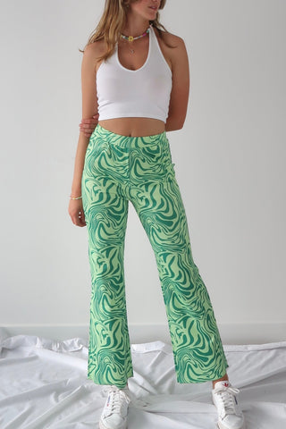 Alyssa wave pattern pants - SCG_COLLECTIONS