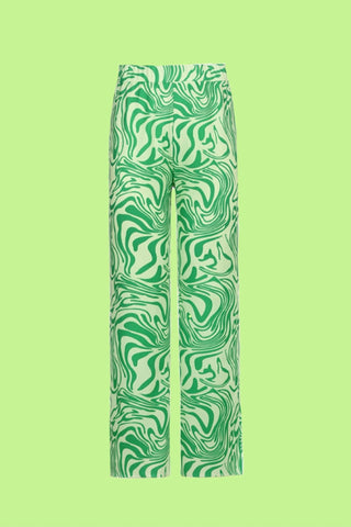 Alyssa wave pattern pants - SCG_COLLECTIONS