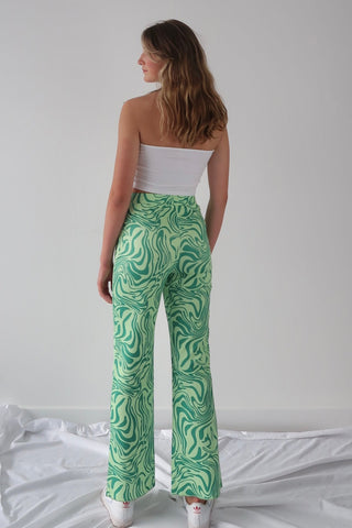 Alyssa wave pattern pants - SCG_COLLECTIONS