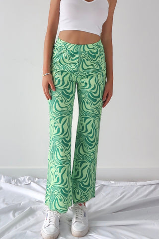 Alyssa wave pattern pants - SCG_COLLECTIONS