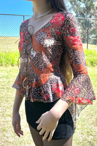 Back to 90s tie front top - SCG_COLLECTIONS