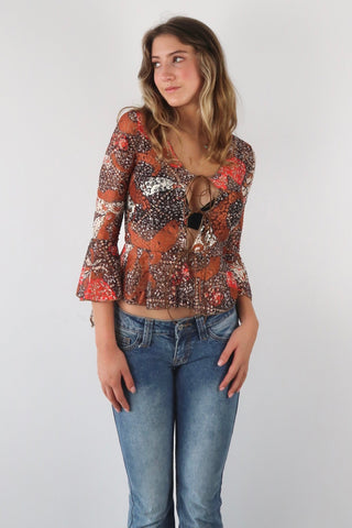 Back to 90s tie front top - SCG_COLLECTIONS