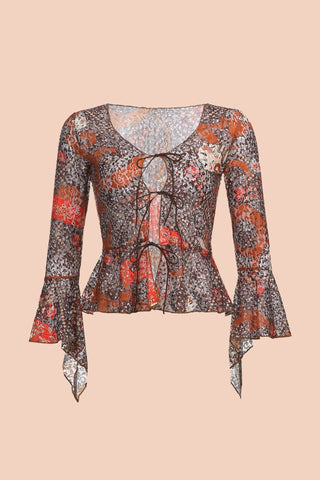 Back to 90s tie front top - SCG_COLLECTIONS