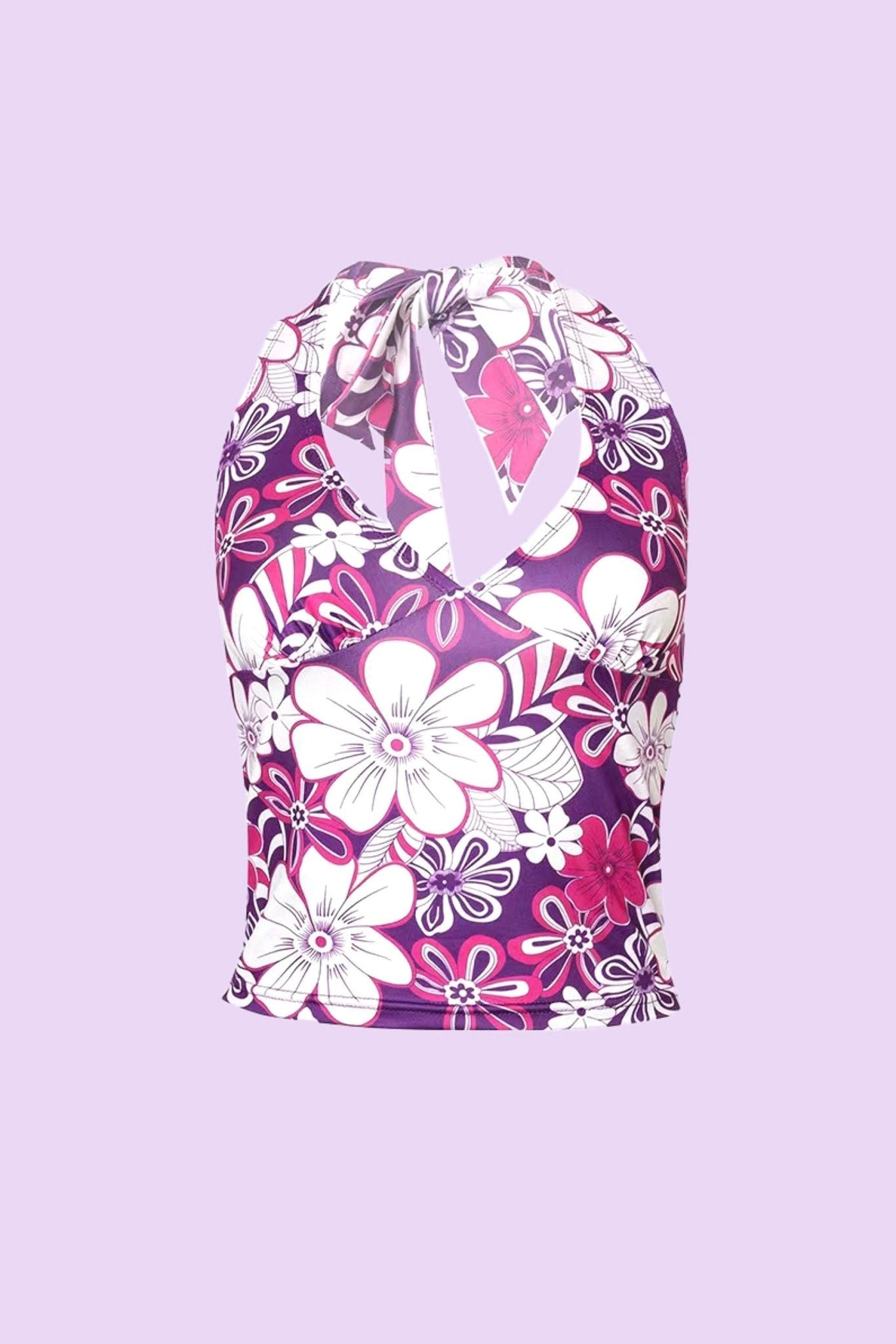 Beach vibe floral crop top - SCG_COLLECTIONS