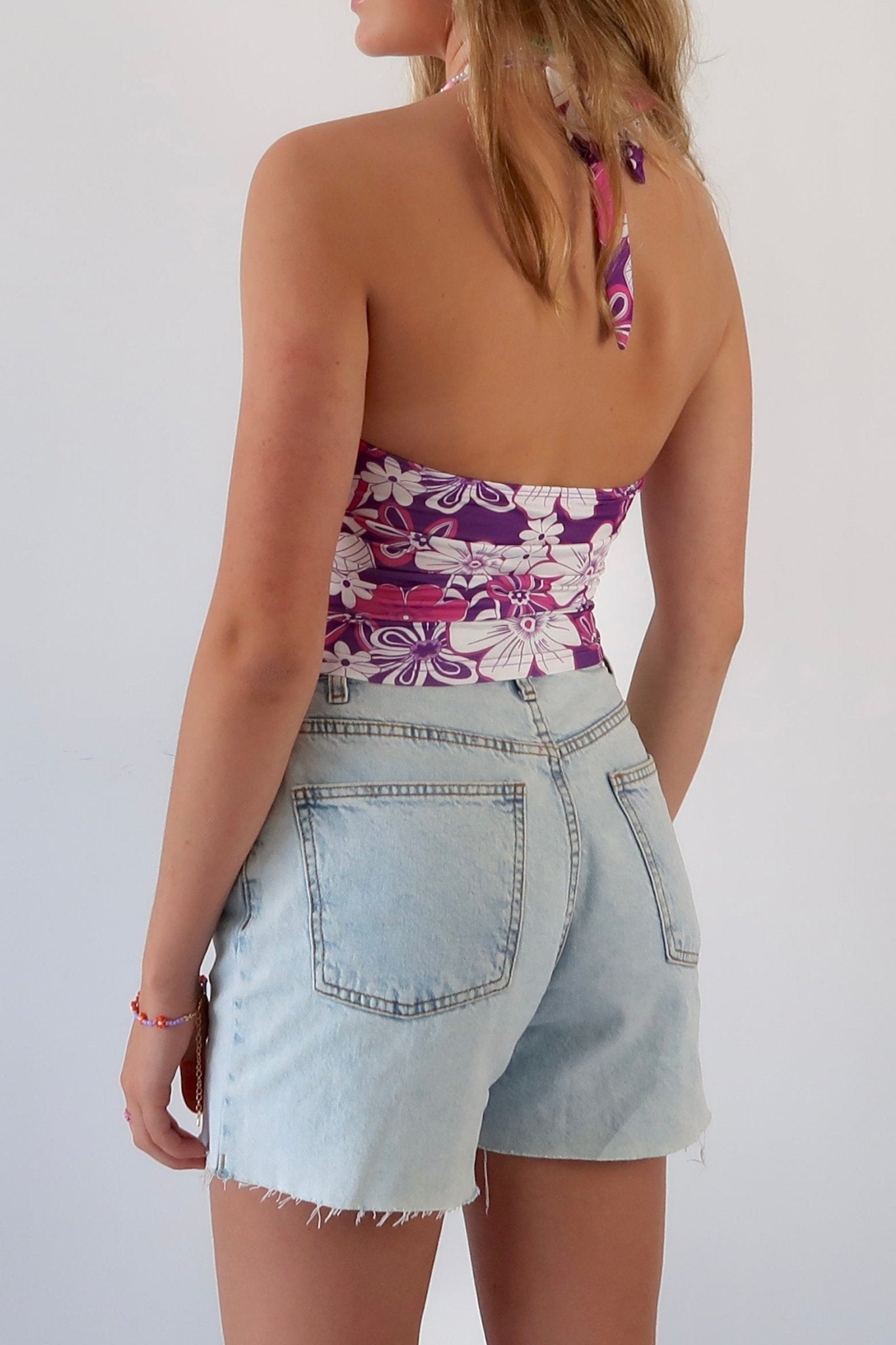 Beach vibe floral crop top - SCG_COLLECTIONS