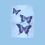 Butterfly crop tank - SCG_COLLECTIONS