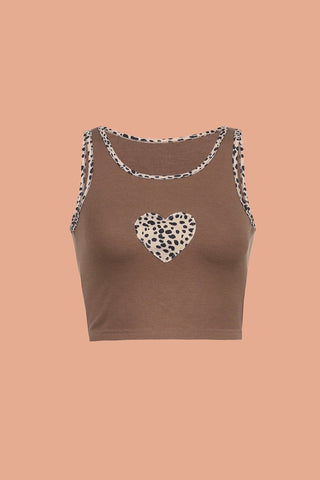 Cheetah print crop tank - SCG_COLLECTIONS