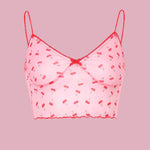 Cherry bloom mesh cami - SCG_COLLECTIONS