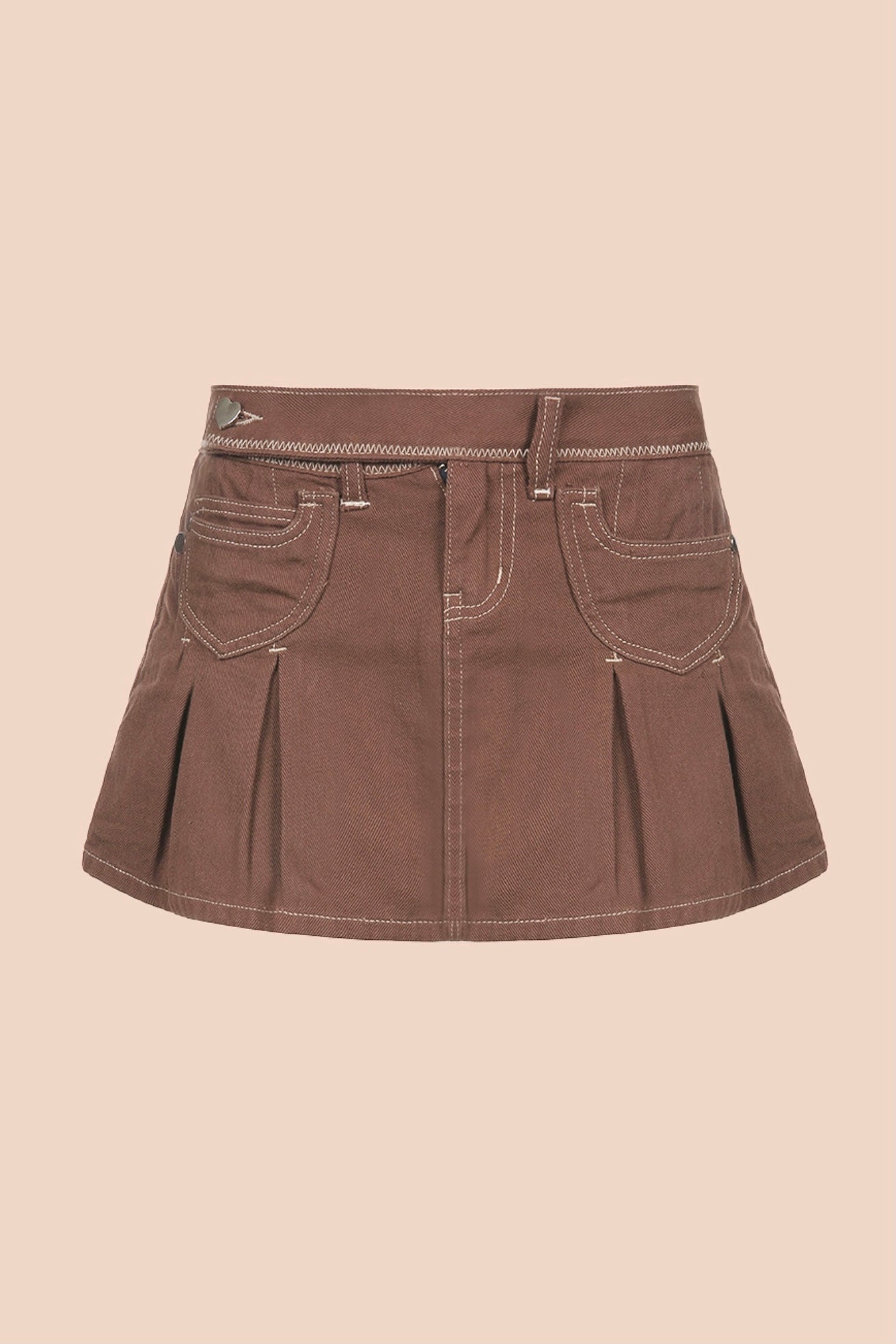 Cora denim mini skort - SCG_COLLECTIONSBottom