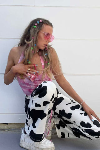 Cow print pants - SCG_COLLECTIONSBottom