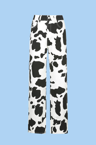 Cow print pants - SCG_COLLECTIONSBottom