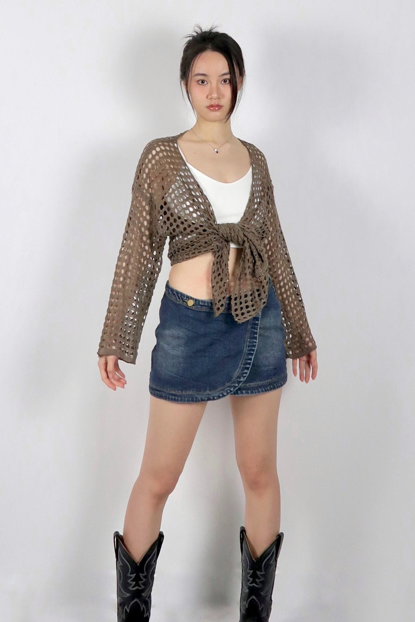 Earth fairy crochet cardigan - SCG_COLLECTIONSsweater