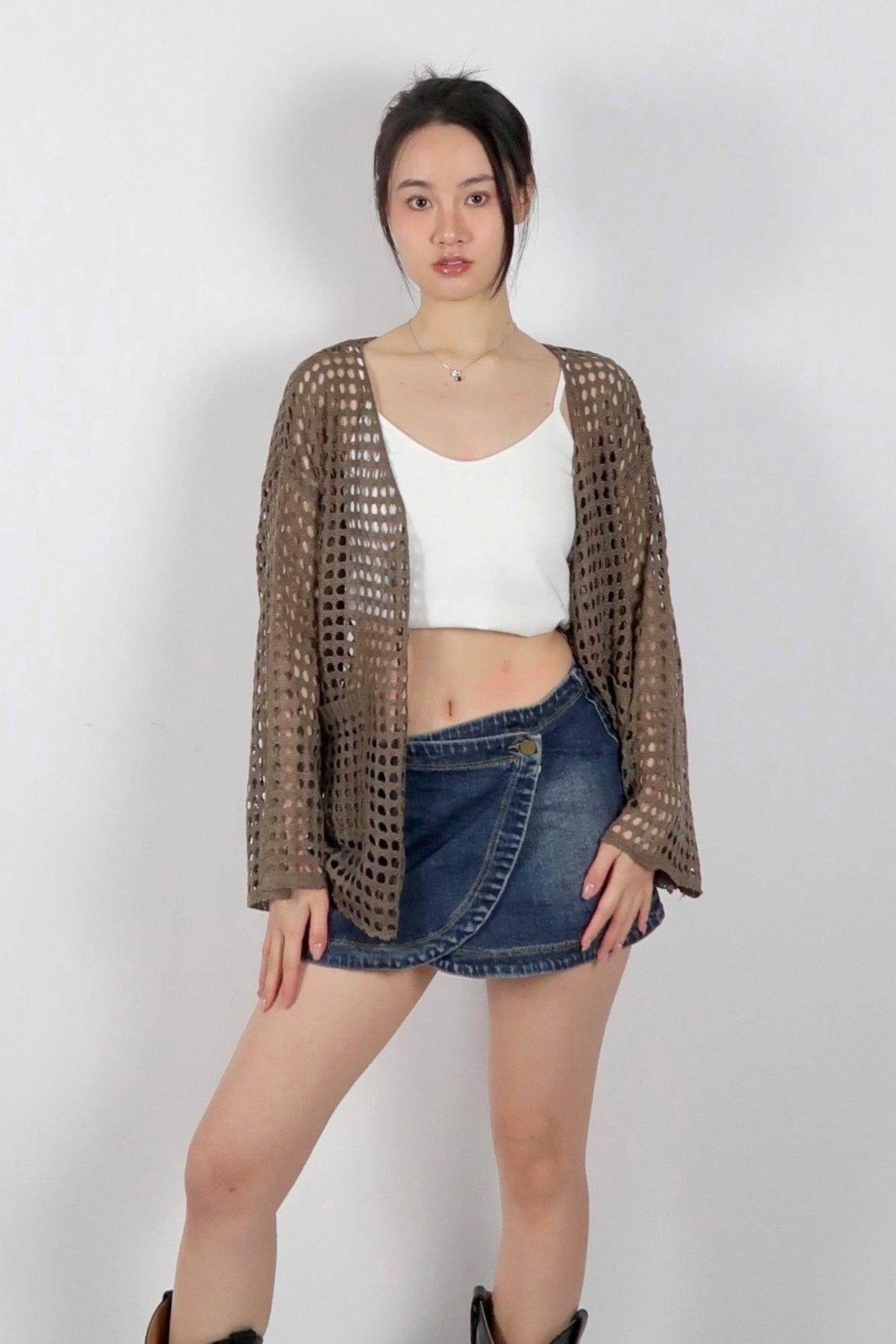 Earth fairy crochet cardigan - SCG_COLLECTIONSsweater